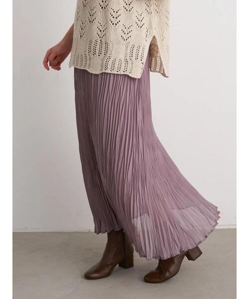 earth music&ecology（アースミュージックアンドエコロジー）の「【WEB限定】プリーツスカート ＊（スカート・レディース・ライトグレー/ブラック/ミント/ラベンダー/その他8・FREE）」の12枚目の写真