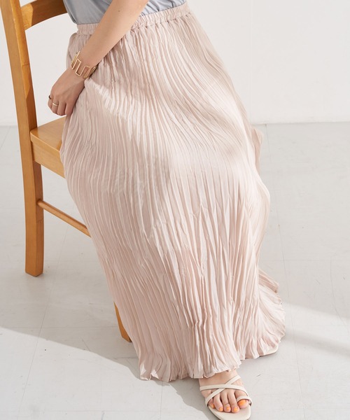 Earth Music Ecology アースミュージックアンドエコロジー の Web限定 プリーツスカート スカート Wear