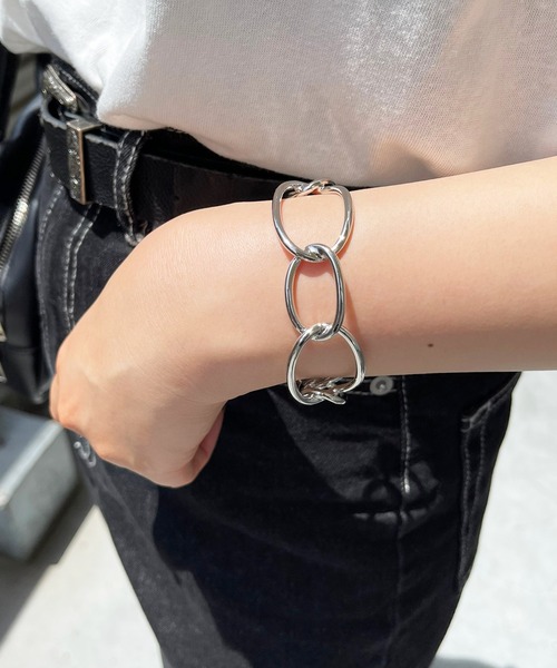 kutir(クティール)の「チェーンバングル(バングル/リストバンド・レディース・シルバー・FREE)」の1枚目の写真