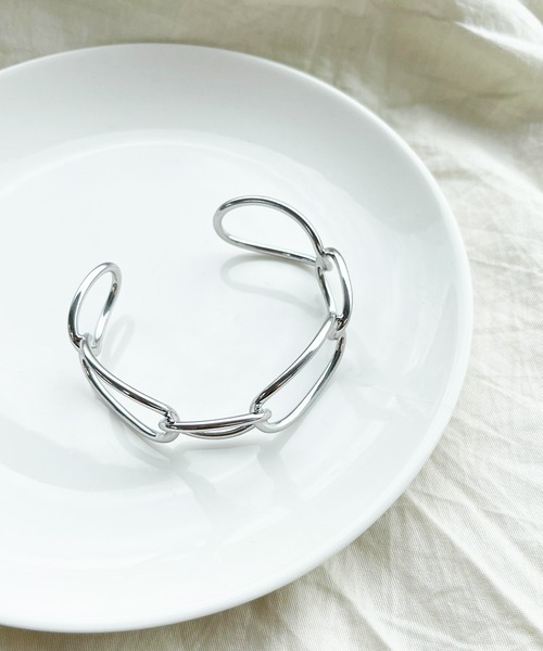 kutir(クティール)の「チェーンバングル(バングル/リストバンド・レディース・シルバー・FREE)」の2枚目の写真