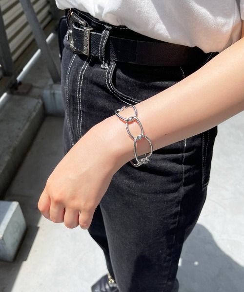 kutir(クティール)の「チェーンバングル(バングル/リストバンド・レディース・シルバー・FREE)」の3枚目の写真