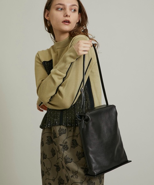 MARROW（マロウ）の「【MARROW(マロー)】ソフトボックス/MA-AC1301（ショルダーバッグ・レディース・ブラック/アイボリー・FREE）」の19枚目の写真