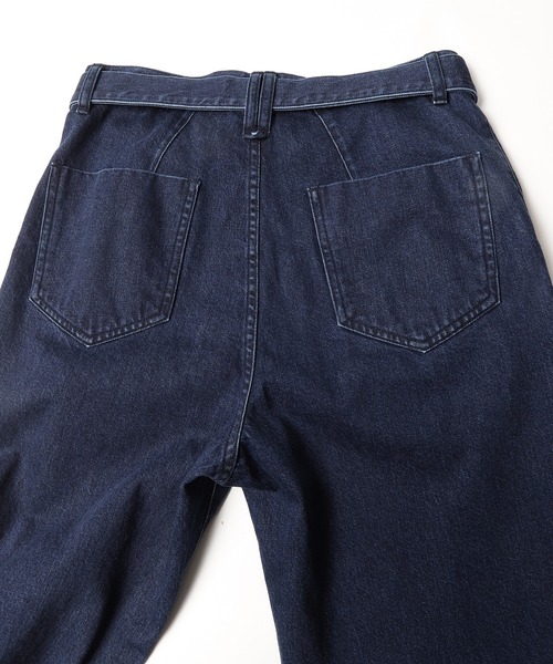 CULLNI 21aw デニムセットアップ CULLNI（クルニ）の「21-AW-017 ベルト3タックデニム（デニム