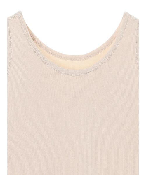 earth music&ecology（アースミュージックアンドエコロジー）の「アメスリニットタンクトップ ＊（タンクトップ・レディース・ブラウン/ホワイト系その他2/ベージュ・L/S/M）」の14枚目の写真