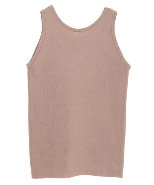 earth music&ecology（アースミュージックアンドエコロジー）の「アメスリニットタンクトップ ＊（タンクトップ・レディース・ブラウン/ホワイト系その他2/ベージュ・L/S/M）」の17枚目の写真