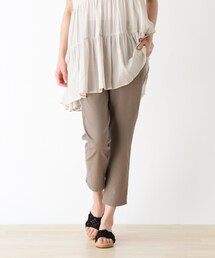 SHOO・LA・RUE | 【SS-4L】ひんやり麻混ストレッチベイカーパンツ(その他パンツ)