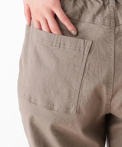 SHOO・LA・RUE（シューラルー）の「◆【SS-4L】ひんやり麻混ストレッチベイカーパンツ（その他パンツ・レディース・カーキ/サンドベージュ/ダークネイビー・10/01/02/03/04/05/06）」の14枚目の写真