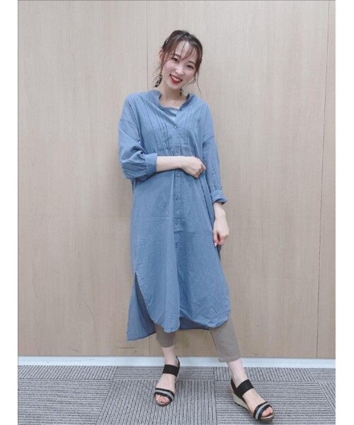 SHOO・LA・RUE（シューラルー）の「◆【SS-4L】ひんやり麻混ストレッチベイカーパンツ（その他パンツ・レディース・カーキ/サンドベージュ/ダークネイビー・10/01/02/03/04/05/06）」の18枚目の写真