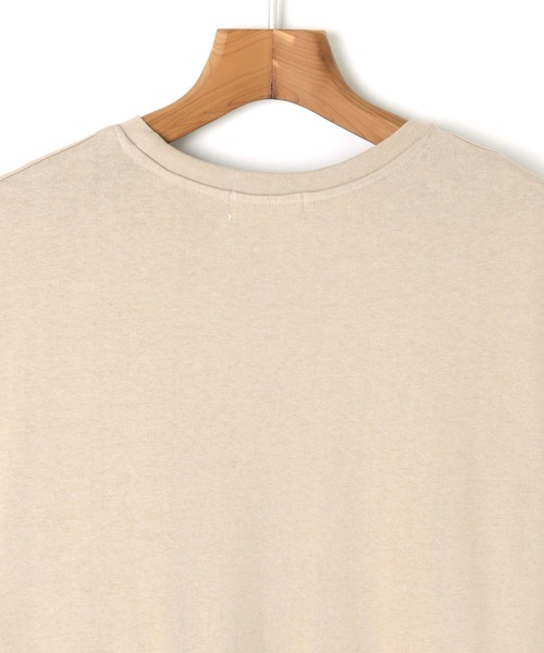 andme(アンドミー)の「コットンフレンチスリーブフレアTシャツワンピース(ワンピース・レディース・オフホワイト/チャコールグレー/ブラック/ライトブラウン/ベージュ・M)」の7枚目の写真