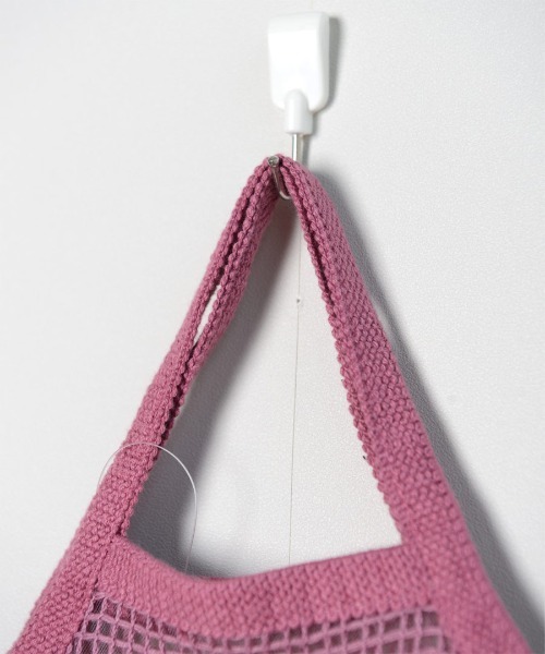 shopnikoniko（ショップニコニコ）の「軽量メッシュバッグ（ハンドバッグ・レディース・アイボリー/ピンク/ブルー/ブラック・フリー）」の16枚目の写真