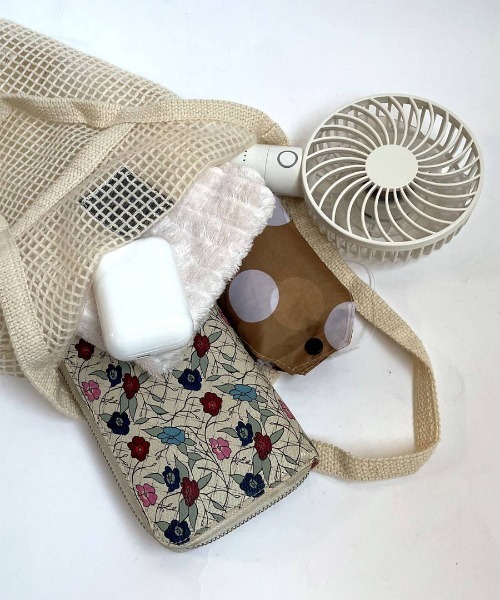 shopnikoniko（ショップニコニコ）の「軽量メッシュバッグ（ハンドバッグ・レディース・アイボリー/ピンク/ブルー/ブラック・フリー）」の19枚目の写真