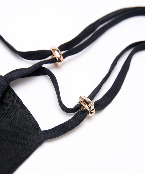 troisiemeCHACO(トロワズィエムチャコ)の「troisieme chaco/シフォンガーゼマスク(マスク・レディース・ベージュ/グレー/ネイビー・FREE)」の5枚目の写真