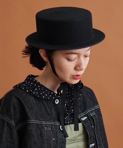 Malle（マル）の「△Malle　ハット（ハット・レディース・ブラック・FREE）」の3枚目の写真