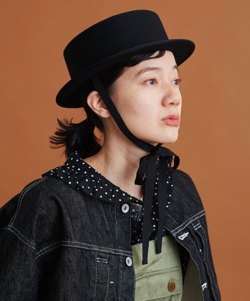 Malle（マル）の「△Malle　ハット（ハット・レディース・ブラック・FREE）」の7枚目の写真