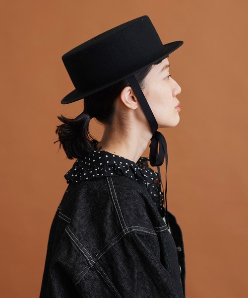 Malle（マル）の「△Malle　ハット（ハット・レディース・ブラック・FREE）」の10枚目の写真