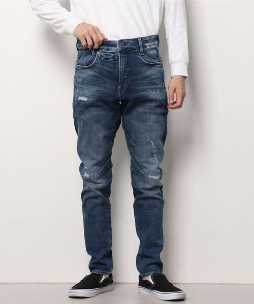 G-STAR（ジースター）の「D-STAQ 3D SLIM JEANS/スリムテーパード（デニムパンツ・メンズ・インディゴブルー・28/32/29/32/27/30/28/30/30/32/32/32/31/32/33/32/34/32/29/30/26/30/27/32/30/30/31/30/36/32）」の9枚目の写真