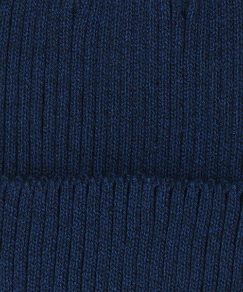 nonnative（ノンネイティブ）の「＜nonnative(ノンネイティブ) ＞ BENIE CT/ニットキャップ □□（ニットキャップ/ビーニー・メンズ・グレー/ネイビー・FREE）」の4枚目の写真