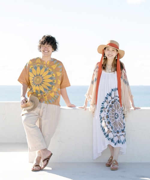 チャイハネ（チャイハネ）の「【チャイハネ】メンデルMEN'Sトップス（その他トップス・メンズ・ホワイト/ベージュ/キャメル・FREE）」の12枚目の写真