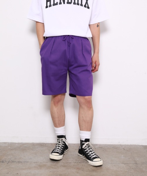 bonjour bonsoir（ボンジュール　ボンソワール）の「【bonjour bonsoir/ボンジュール・ボンソワール】シェフショーツ（その他パンツ・メンズ・ブラック/ベージュ/オリーブ/ネイビー/パープル・M/L）」の5枚目の写真