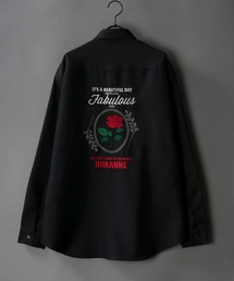 別注 Back stitch Regular collar shirt/バックステッチ レギュラーカラー トロミシャツ