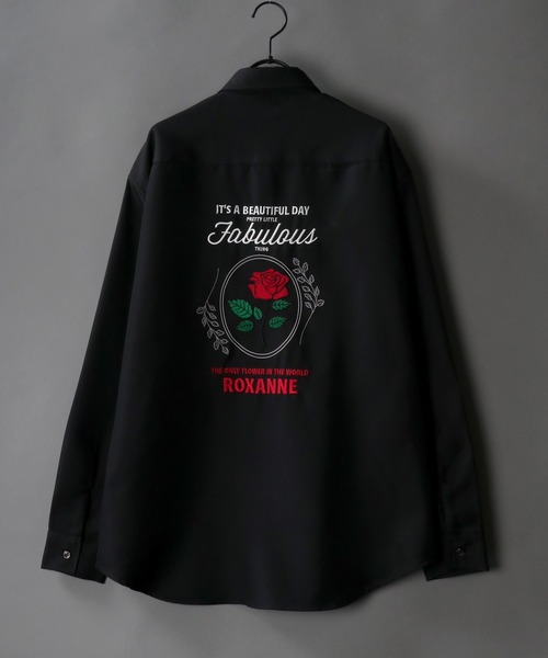 SITRY(シトリー)の「別注 Back stitch Regular collar shirt/バックステッチ レギュラーカラー トロミシャツ(シャツ/ブラウス・メンズ・ホワイト/チャコールグレー/ブラック/ベージュ/ブルー/ブラウン/ブルー系その他/グリーン/ブラック系その他/ベージュ系その他/ホワイト系その他/ホワイト系その他2/ブラック系その他2/ブラック系その他3・LL/M/L)」の7枚目の写真