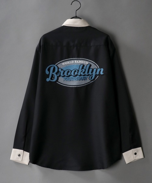 SITRY(シトリー)の「別注 Back stitch Regular collar shirt/バックステッチ レギュラーカラー トロミシャツ(シャツ/ブラウス・メンズ・ホワイト/チャコールグレー/ブラック/ベージュ/ブルー/ブラウン/ブルー系その他/グリーン/ブラック系その他/ベージュ系その他/ホワイト系その他/ホワイト系その他2/ブラック系その他2/ブラック系その他3・LL/M/L)」の8枚目の写真
