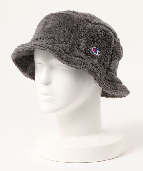 Champion（チャンピオン）の「Champion/チャンピオン ボアバケット（ハット・レディース・ホワイト系その他/ネイビー/グレー/ピンク/ブラック/ベージュ系その他・57~59cm）」の4枚目の写真