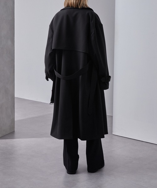 モードオーバー ハイネックトレンチコート（トレンチコート）｜Loose