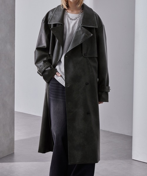 Loose/ルース ハイネックトレンチコート Loose/ルース（ルース）の「モードオーバー ハイネックトレンチコート