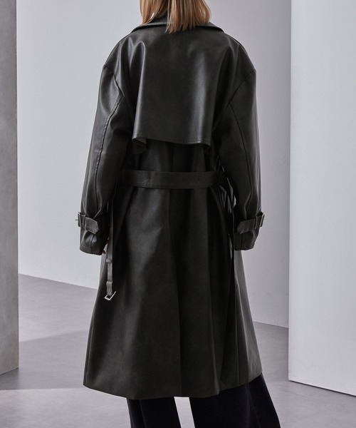 モードオーバー ハイネックトレンチコート（トレンチコート