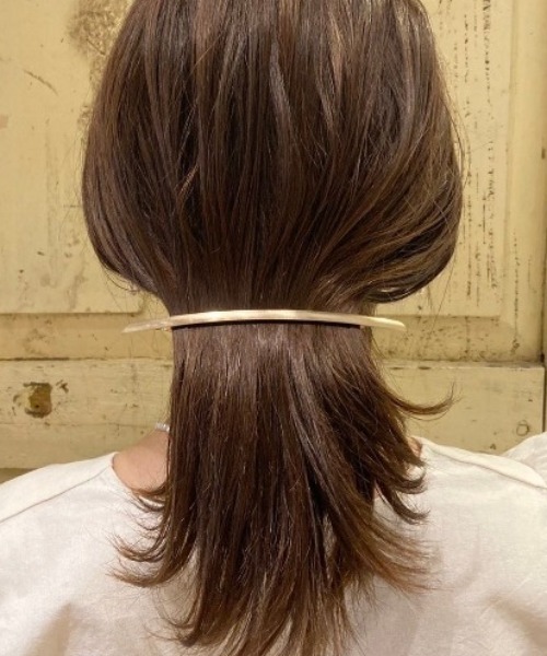 flower（フラワー）の「ロングシンプリーバレッタ（バレッタ/ヘアクリップ・レディース・シルバー/ゴールド・FREE）」の13枚目の写真