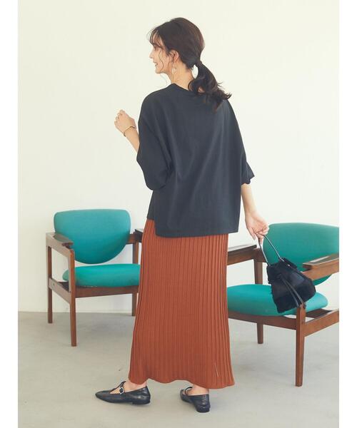CRAFT STANDARD BOUTIQUE（クラフトスタンダードブティック）の「立体スリーブTシャツ　＊（Tシャツ/カットソー・レディース・ベージュ/ブラック/ブラウン・FREE）」の13枚目の写真
