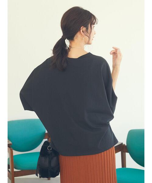 CRAFT STANDARD BOUTIQUE（クラフトスタンダードブティック）の「立体スリーブTシャツ　＊（Tシャツ/カットソー・レディース・ベージュ/ブラック/ブラウン・FREE）」の16枚目の写真