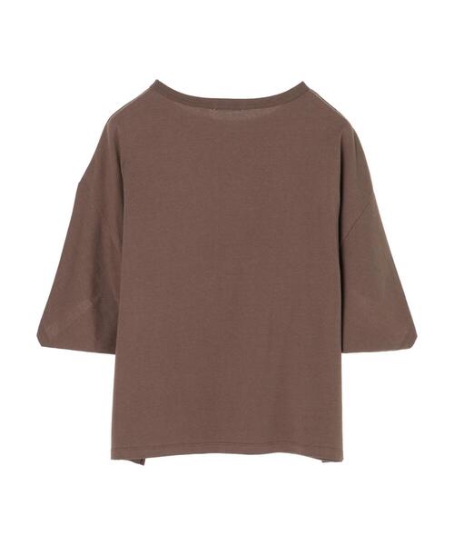 CRAFT STANDARD BOUTIQUE（クラフトスタンダードブティック）の「立体スリーブTシャツ　＊（Tシャツ/カットソー・レディース・ベージュ/ブラック/ブラウン・FREE）」の22枚目の写真