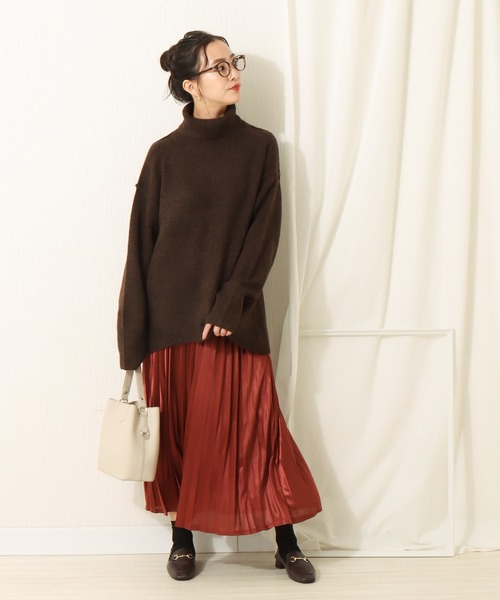 libelle more（リベル モア）の「6G　天竺アウトリンキングニットプルオーバー（ニット/セーター・レディース・ブラック/ベージュ/ブラウン/グレイッシュブルー・M/L）」の22枚目の写真