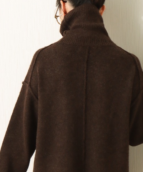 libelle more（リベル モア）の「6G　天竺アウトリンキングニットプルオーバー（ニット/セーター・レディース・ブラック/ベージュ/ブラウン/グレイッシュブルー・M/L）」の10枚目の写真