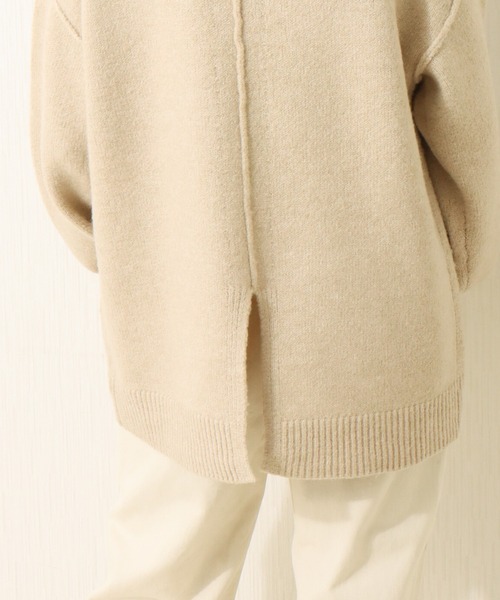 libelle more（リベル モア）の「6G　天竺アウトリンキングニットプルオーバー（ニット/セーター・レディース・ブラック/ベージュ/ブラウン/グレイッシュブルー・M/L）」の21枚目の写真