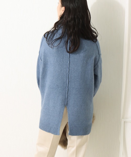 libelle more（リベル モア）の「6G　天竺アウトリンキングニットプルオーバー（ニット/セーター・レディース・ブラック/ベージュ/ブラウン/グレイッシュブルー・M/L）」の15枚目の写真