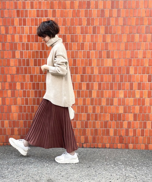 libelle more（リベル モア）の「6G　天竺アウトリンキングニットプルオーバー（ニット/セーター・レディース・ブラック/ベージュ/ブラウン/グレイッシュブルー・M/L）」の12枚目の写真