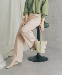 URBAN RESEARCH ROSSO WOMEN | ハイウエストセミワイドパンツ(その他パンツ)
