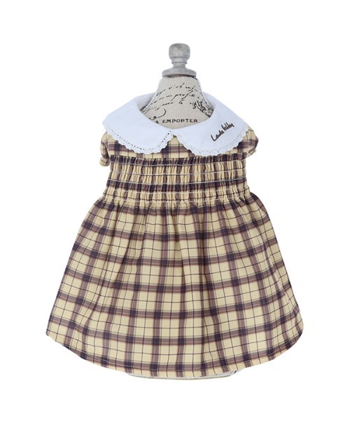 LAURA ASHLEY(ローラアシュレイ)の「LAURA ASHLEY/ローラアシュレイ/スモッキング刺繍ワンピース/犬服(ドッグウェア)(ペットウェア・レディース・ブラック/ブラウン・2L/L/S/XS/M/2M)」の9枚目の写真
