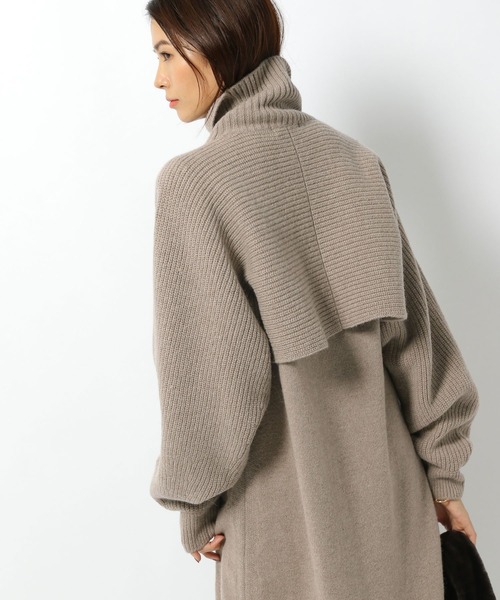 BABYLONE（バビロン）の「BABYLONE / タートルボレロセットアップニット（ワンピース・レディース・ブラック/グレー系その他・フリー）」の3枚目の写真