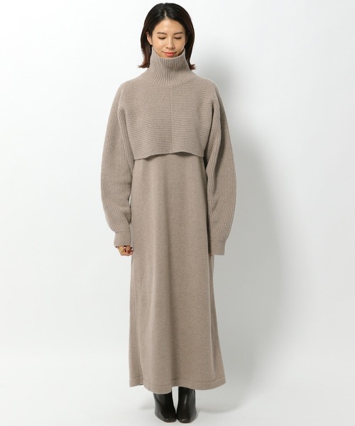 BABYLONE（バビロン）の「BABYLONE / タートルボレロセットアップニット（ワンピース・レディース・ブラック/グレー系その他・フリー）」の7枚目の写真