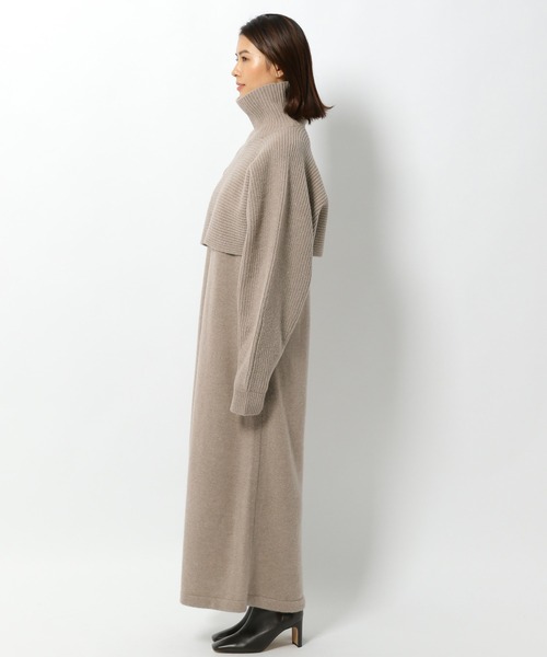 BABYLONE（バビロン）の「BABYLONE / タートルボレロセットアップニット（ワンピース・レディース・ブラック/グレー系その他・フリー）」の4枚目の写真