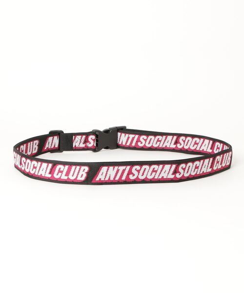 ANTI SOCIAL SOCIAL CLUB(アンチソーシャルソーシャルクラブ)の「【Anti Social Social Club】SEE RIGHT THRU ME BELT(ベルト・メンズ・ブラック・FREE)」の2枚目の写真