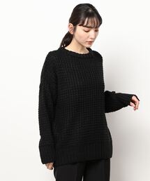 ロービングワッフルニット