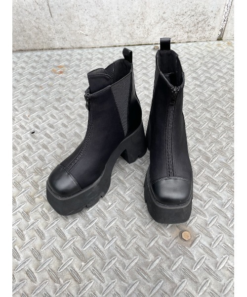 FIG&VIPER（フィグアンドバイパー）の「シャークソールZIPブーツ（ブーツ・レディース・ブラック・SMALL/MEDIUM/LARGE）」の12枚目の写真