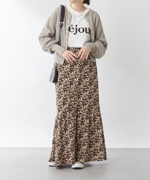 DISCOAT(ディスコート)の「【WEB限定】ワッフルショートカーディガン(カーディガン/ボレロ・レディース・ブラック/ブラウン/グリーン/グレイッシュベージュ/テラコッタ/オフホワイト/イエロー/レッド/グリーン系その他・FREE)」の18枚目の写真