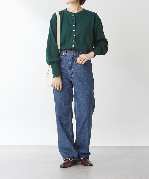 DISCOAT(ディスコート)の「【WEB限定】ワッフルショートカーディガン(カーディガン/ボレロ・レディース・ブラック/ブラウン/グリーン/グレイッシュベージュ/テラコッタ/オフホワイト/イエロー/レッド/グリーン系その他・FREE)」の19枚目の写真