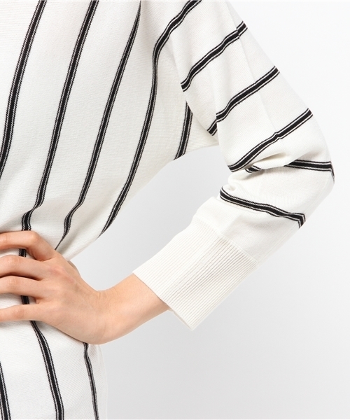 SHIPS for women（シップスフォーウィメン）の「12G ウールシルク ドルマンスリーブ プルオーバー（ニット/セーター・レディース・オフホワイト/ライトグレー/ピンク/ライトブルー/コバルトブルー・ONE SIZE）」の13枚目の写真